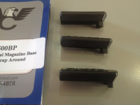 VENDO Lote de 3 Bases para Cargadores monohilera (armazón 1911) de 9 mm, marca Wilson Combat.
Estan NUEVOS, 02