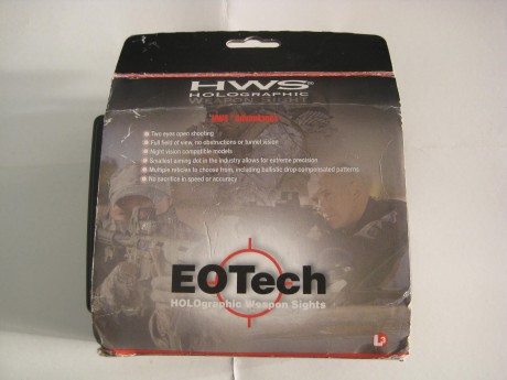 Hola,un amigo vende Visor EOTech holographic, con montura Blaser para R-8 y R-93, pecio del conjunto 800 02