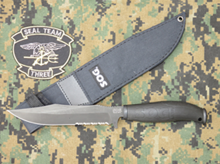 Oferta, cuchillos SOG sèrie SEAL a estrenar.
*SEAL TEAM ELITE con funda de nylon, incluyo otra más sintètica 02
