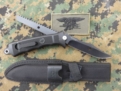 Oferta, cuchillos SOG sèrie SEAL a estrenar.
*SEAL TEAM ELITE con funda de nylon, incluyo otra más sintètica 30