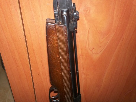 vendo carabina gamo expomatic 2000 cal 4.5 cañon recien pavonado resto de metales y piezas en perfecto 01