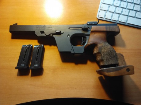Buenas, pongo a la venta 2 pistolas.

Marca: Walther
Modelo: GSP
Calibre: 22 lr
Guía: F
Provincia: Cáceres
Disparos: 00