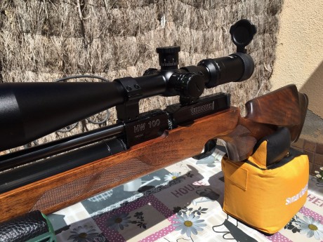 Se vende conjunto carabina pcp weihrauch hw100 con visor. Increíblemente precisa, para mi las mejores 01