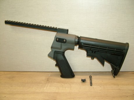 Culata telescópica para Remington 870 Mesa Tactical.
Cuerpo y raíl de aluminio.
Prácticamente nueva solo 00