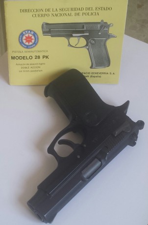 Hola
La Star Pk 28 ha sido de dotación en el Cuerpo Nacional de Policía desde el año 1985 al 2005. Se 00