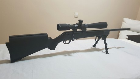 Hola que tal, un compañero me ha pedido que le anuncie su carabina marca Marlin, modelo xt22vr del calibre 10