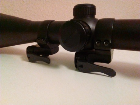 Vendo monturas Apel para blaser,nuevas solo montadas en un visor para centrarlo.sistema muy fiable,robusto 02