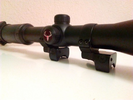 Vendo monturas Apel para blaser,nuevas solo montadas en un visor para centrarlo.sistema muy fiable,robusto 01