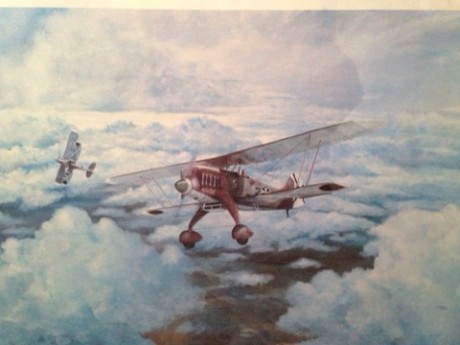 Hola

Lamina firmada por el General Adolf Galland

Se llama "Patrulla sobre Teruel"

Firmada 10