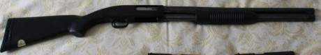 Hola, cambio mi escopeta de corredera MOSSBERG modelo 88 Maverick, de calibre 12 y 12 Magnum por revolver 01
