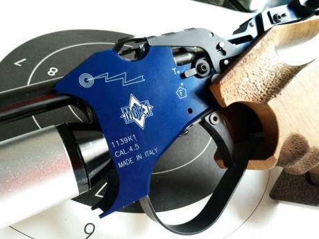 Con tan solo un año de antigüedad y en perfectísimo estado, se vende pistola aire MATCH GUNS, para la 10