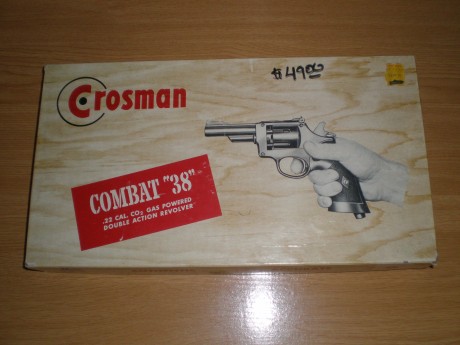 Buenas tardes.

Vendo, revolver crosman mod 38C, de co2. Metálica, juntas toricas cambiadas por unas nuevas, 02