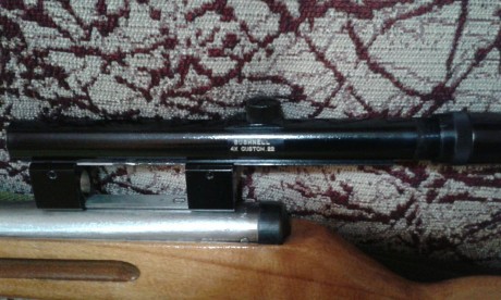 Carabina marca Flecha mod.14 
( cal. 4,5 ) original de 1973 y en buen estado a falta de pavonado.

Sin 02