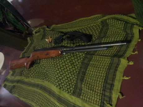 Antigua carabina ESTRELLA SYMBA misma patente que la webley MKIII
 de la casa star años 60, en estado 61