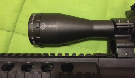 Vendo carabina S&W MP15-22 con visor Contender 4-16x40, la carabina solo ha sido utilizada para hacer 11