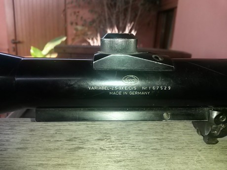 Vendo o cambio por holografico eotech, Docter o similar, un visor clásico Nickel Mod. Supra 2-9x50 con 01