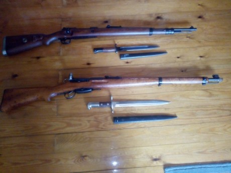 Vendo 

Mauser k98 yugoslavo, de los remarcados, muchas piezas conservan los águilas. Esta impecable nunca 01