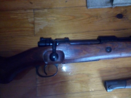 Vendo 

Mauser k98 yugoslavo, de los remarcados, muchas piezas conservan los águilas. Esta impecable nunca 11