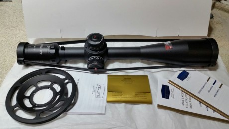Se vende Visor KAHLES K1050i FT 10-50x56, nuevo a estrenar, tal cual vino de fabrica.
Precio 2000 euros
Nuevo 01