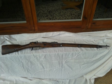 Hola

vendo fusil m91 (P27) del ejército finlandés. El cañón tiene la reparación de arsenal en la corona 02