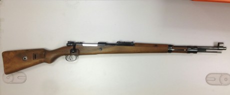 Vendo fusil Mauser K98, calibre 7.62x51. Se encuentra en perfecto estado, tiene muy poco uso. Para verlo 02