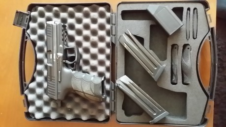 Hola,

Vendo esta HK, pistola alemana en calibre 9 mm. Arma usada pero en buen estado, el arma se entrega 02