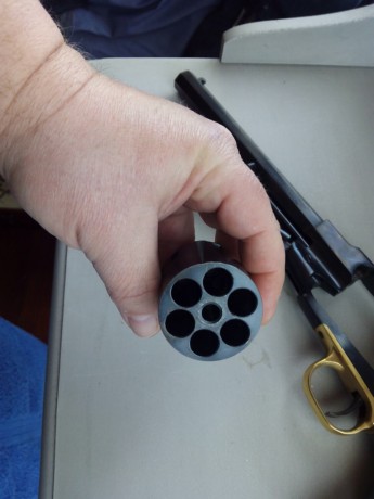 Vendo revolver avancarga Remington new army cl 44 pavonado en negro de la firma Pietta, es nuevo del mes 21