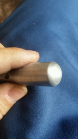 Bueno pues a petición de un amigo le fabrique en aluminio macizo con la forma de una botellita de co2 11