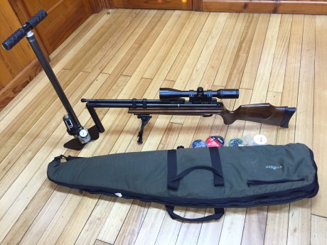 Vendo esta carabina. POTENCIA Y PRECISIÓN ASEGURADAS. Cal .25 ó 6,35mm La potencia de impacto y precisión 02