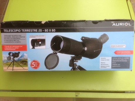 Se vende visor terrestre Auriol 20-60X60, precio 45€. Portes a cargo del comprador si es fuera de Barcelona.
Contacto 01