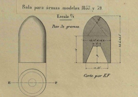 Recientemente he adquirido una carabina rayada de infantería modelo 1855.  Según el libro de Calvó, su 10