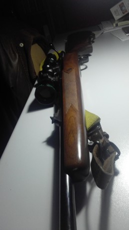 buenas tardes, el rifle es un sabatti calibre 300 wmg, tiene monturas leupold QR desmontables y visor 30