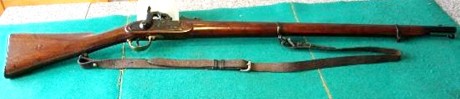 Recientemente he adquirido una carabina rayada de infantería modelo 1855.  Según el libro de Calvó, su 61