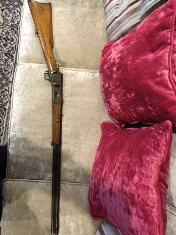 Buenas tardes. Un conocido mío tiene un curioso fusil/carabina (yo nunca había visto ninguno igual) del 70
