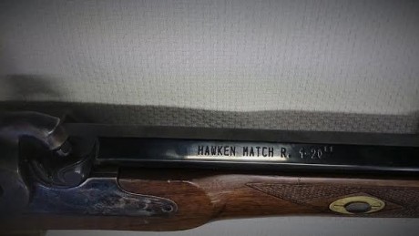 Se vende rifle Hawken Match de ARDESA, sin uso, en perfecto estado. Calibre .451
Precio: 600 € gastos 01