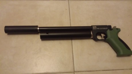 Vendo pistola esta prácticamente nueva la compre para probarla y hacerle los adaptadores,  la entregaría 00