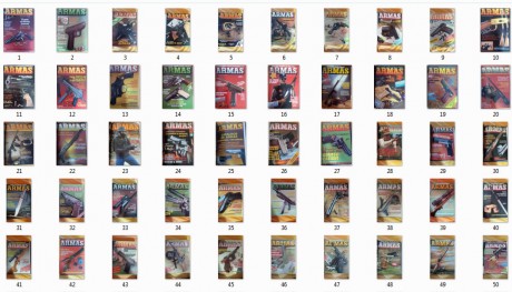 Vendo coleccion completa de la revista armas que va desde el nº 1 al 274 inclusives ( año 1982 al 2004)

PRECIO 01