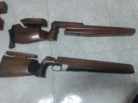Hola vendo dos cularas . La primera es de carabina aire feinwerbau 601. Esta sin uso, solo roces de estar 02
