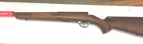 Se vende carabina Anschütz 1712 Silhouette Sporter con acción Match 54 y culata de Nogal tipo Monte Carlo.
Esta 11