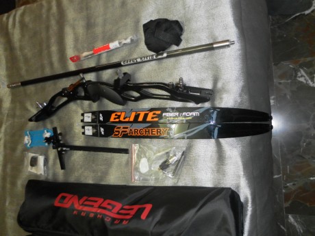 vendo arco olimpico sf con cuerpo y palas premiun con muy poco uso , mochila avalon visor sf , estavilizacion 02