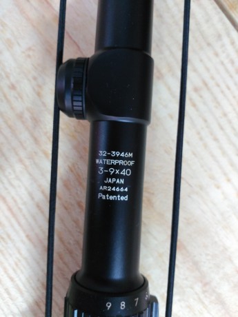Vendo visor Bushnell Elite 3200 de 3-9x40  con retícula Firefly (se ilumina por sí sola cuando baja la 11