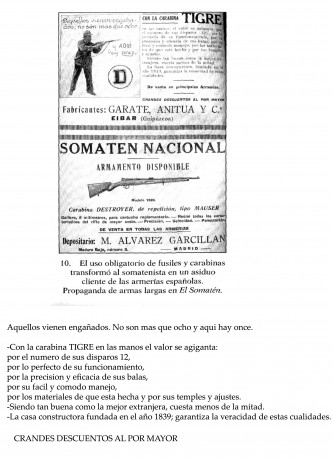 Buenas tardes compañeros. Os pido si tenéis en la memoria del ordenador carteles antiguos de armas o anuncios 160