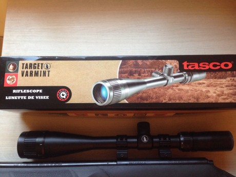 Vendo visor tasco 6-24 x 42mm sin apenas uso 
Por 90€ 
Zona Toledo-Madrid 11