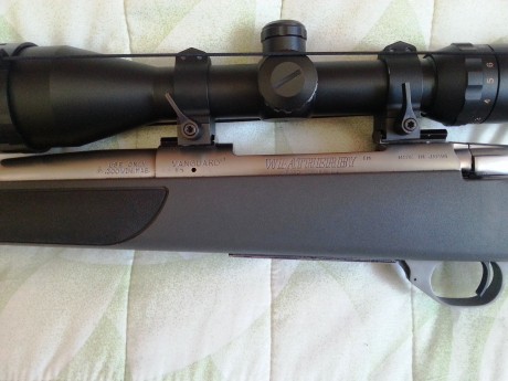 Por problemas físicos vendo mi Weatherby Vanguard S2 en calibre .300 Winchester Magnum.
Excelente precisión, 00