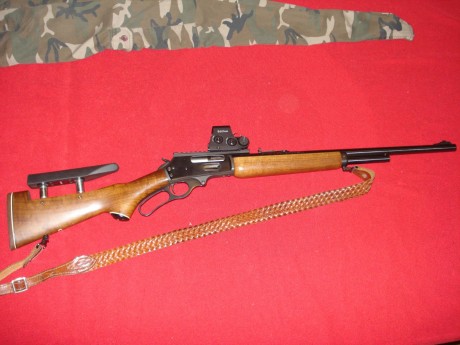 Buenas tardes:

Pongo en venta un Marlin 444, tiene de extra la carrillera regulable en altura, se vende 01