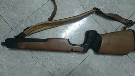 Hola vendo culata deportiva para rifle santa barbara de luxe o santa barbara c75.
Hecha para mi santa 20