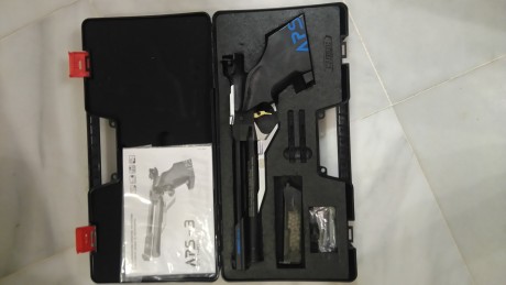 Vendo Hammerli APS3 ,  pistola softair de aire precomprimido por palanca, ideal para entrenar en casa.
Como 00