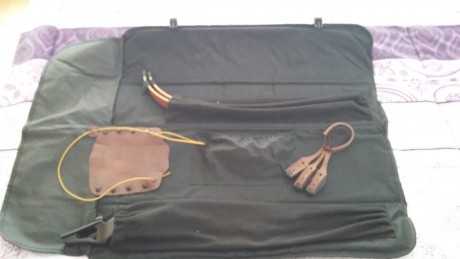 Vendo Hoyt Dorado 45#@28", con poco uso. Junto con el arco incluyo silenciadores de cuerda, funda 01