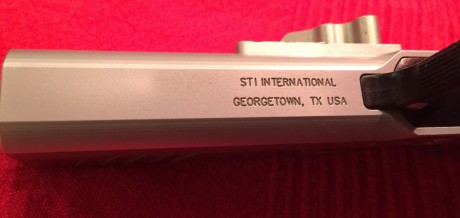 Vendo STI EDGE calibre 40 sw
Estado impecable, no tiene más de 300 tiros, la vendo por no usar , para 20