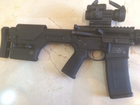  Culata MAGPUL PRS  con cantonera y carrillera regulables, para estrenar, ha sido montada pero no utilizada.

La 01